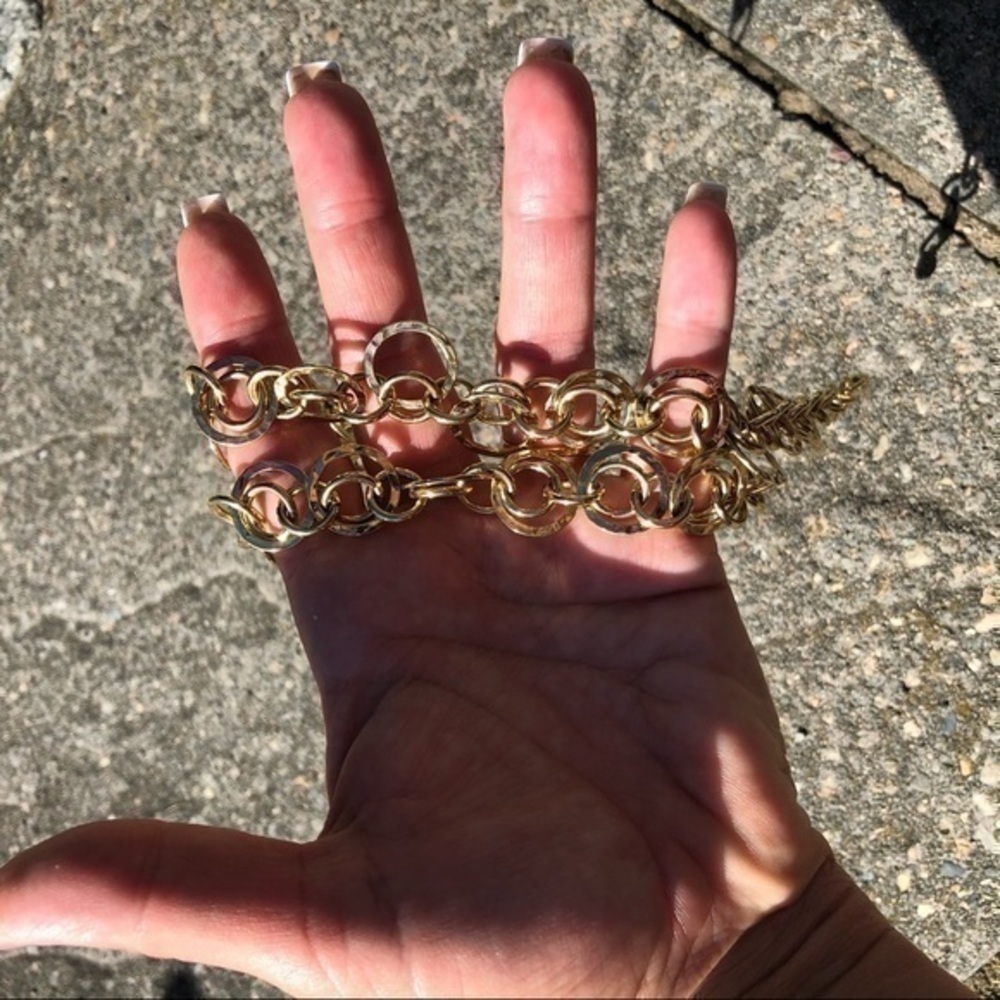 Circle Oval Link Necklace, Adjustable - image 7